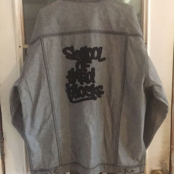 Mens denim school of hard knocks jacket - Picture 6 of 13